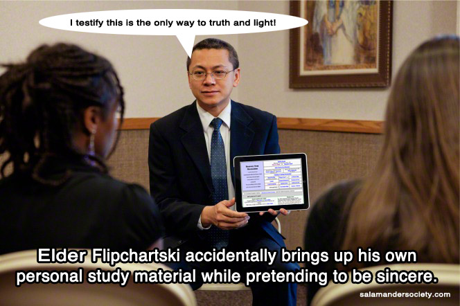 Mormon missionary teaches recovery from Mormonism.