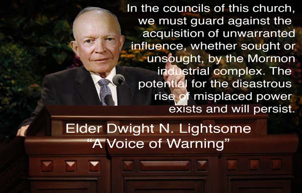 Dwight N Lightsome Mormon Industrial Complex.