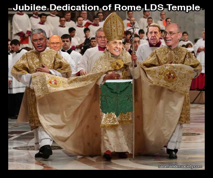 Rome Mormon Temple Dedicated Jubilee.