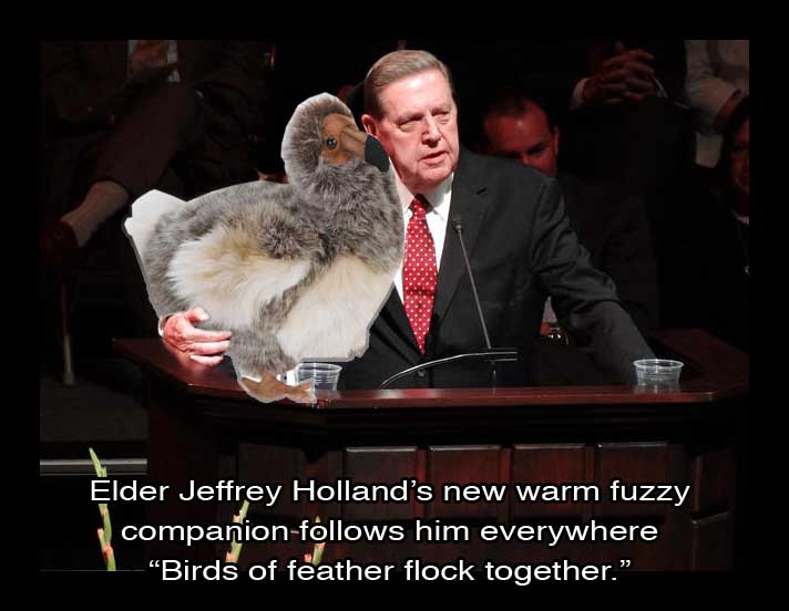 Jeffrey Holland DoDo Bird companion.