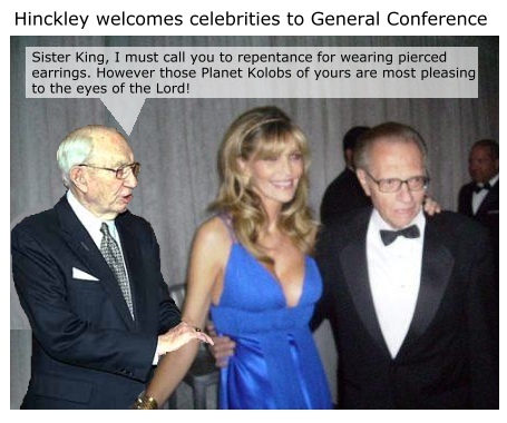 Shawn and Larry King at General Conference.