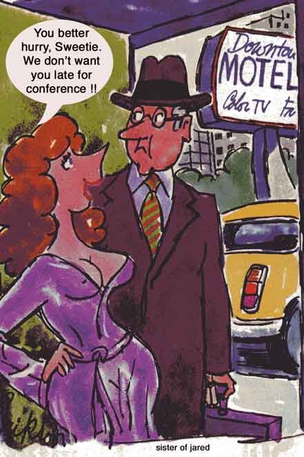 Sister Sweetie at General Conference.