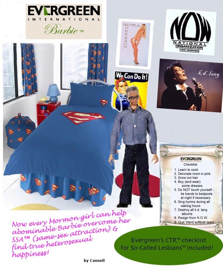 Mormon LDS Evergreen Barbie.